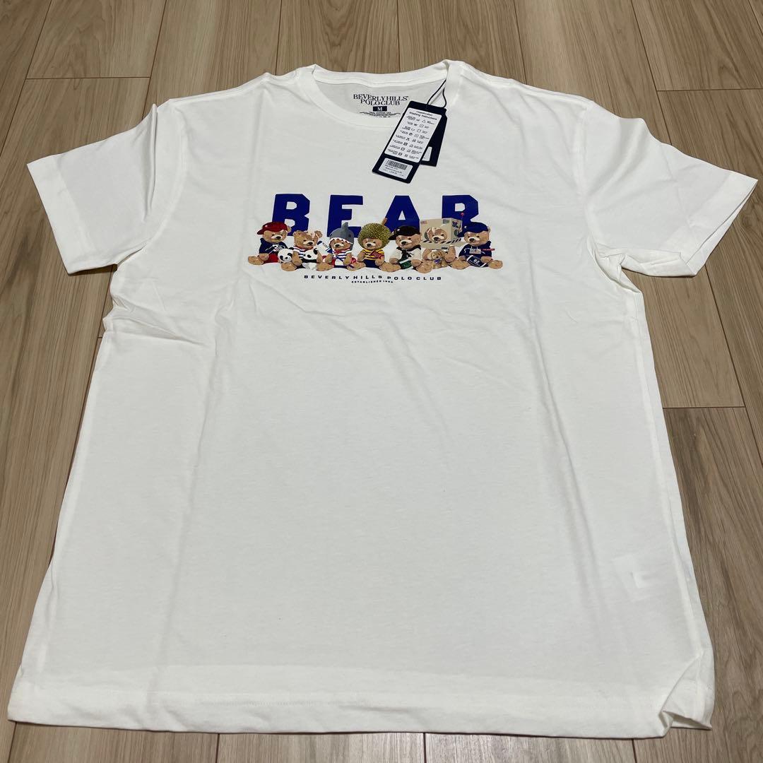 新品ビバリーヒルズポロクラブ　BHPC ベアTシャツ白Bear M — image 2