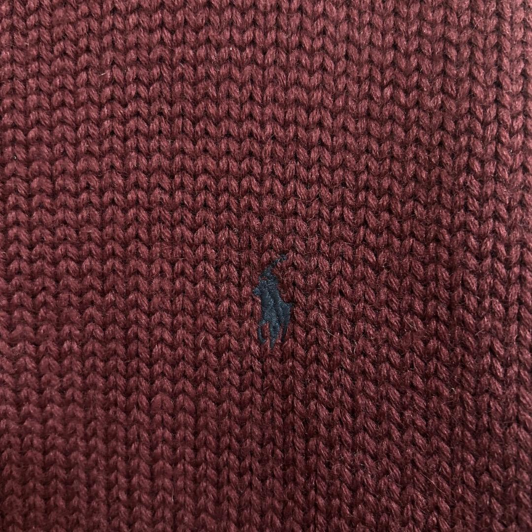 Polo by Ralph Lauren ウールニット バーガンディ M — image 5