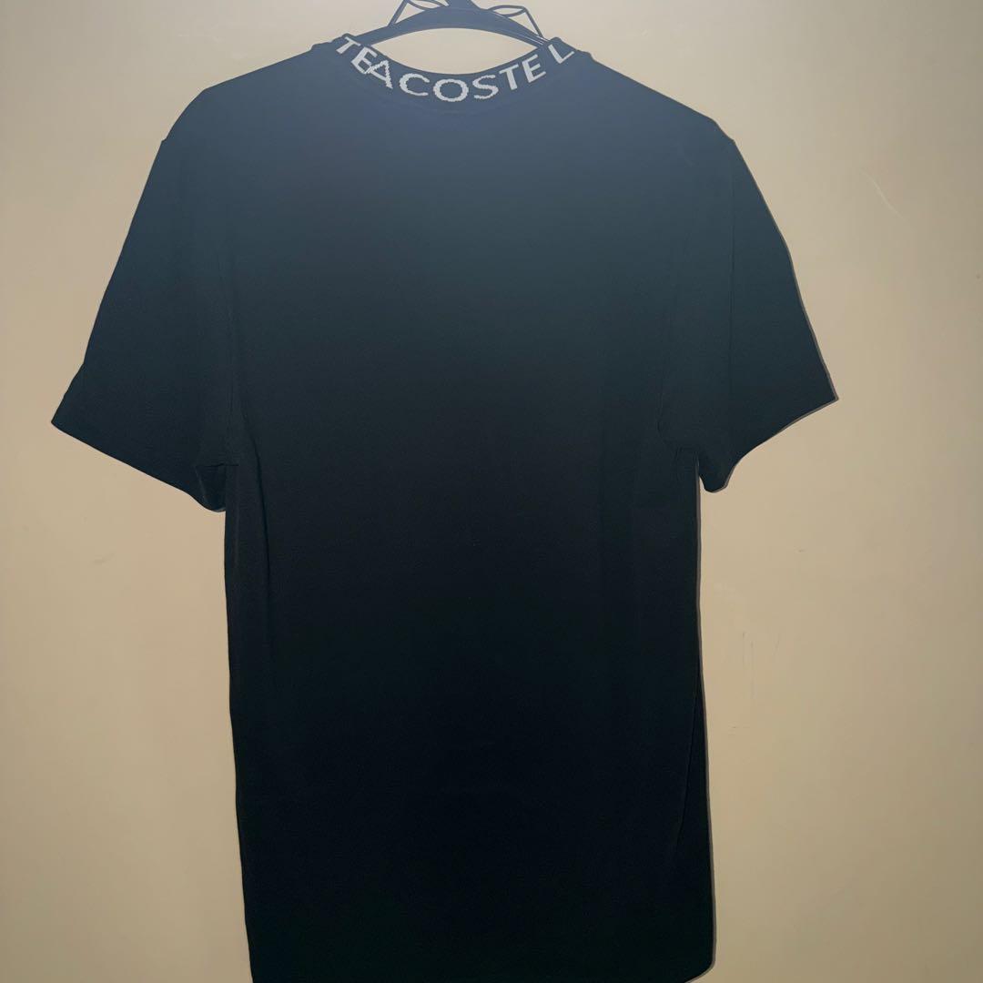 LACOSTE ネックロゴ Tシャツ ブラック — image 2