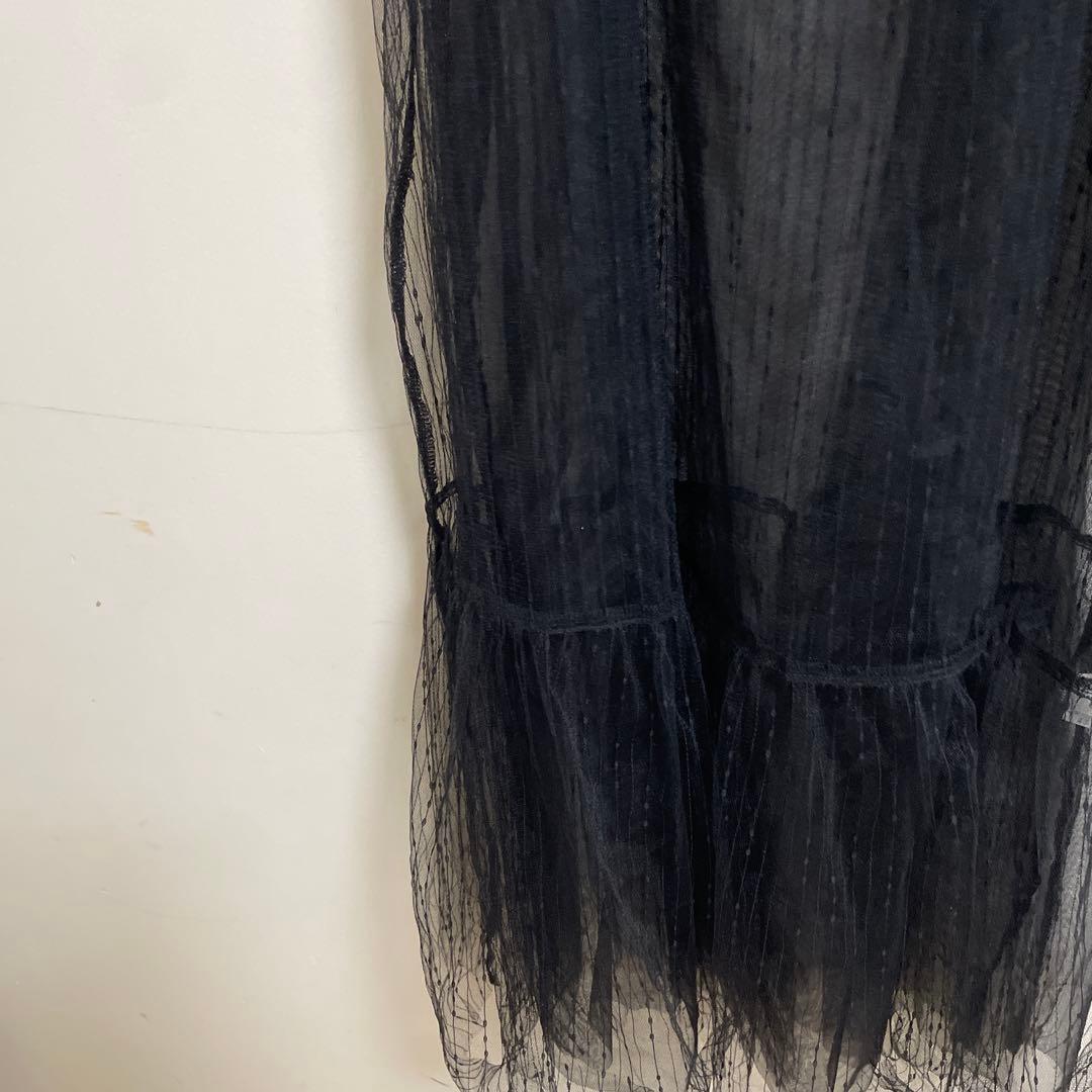 美品COLZA キャミワンピース ブラック L — image 3