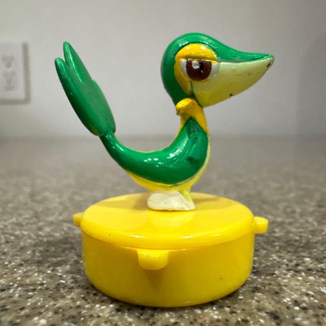 ポケモン ツタージャ フィギュア 台座付き　スタンプ　ポケットモンスター　当時物 — image 2