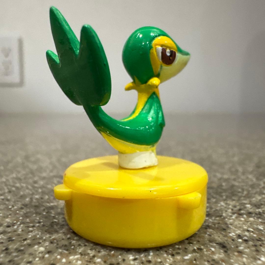 ポケモン ツタージャ フィギュア 台座付き　スタンプ　ポケットモンスター　当時物 — image 3
