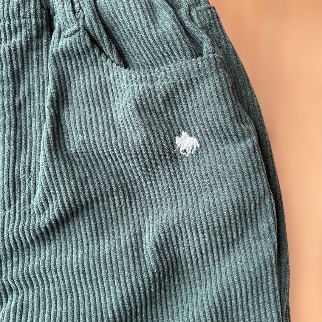コーデュロイ ロングパンツ ダークグリーン — image 2