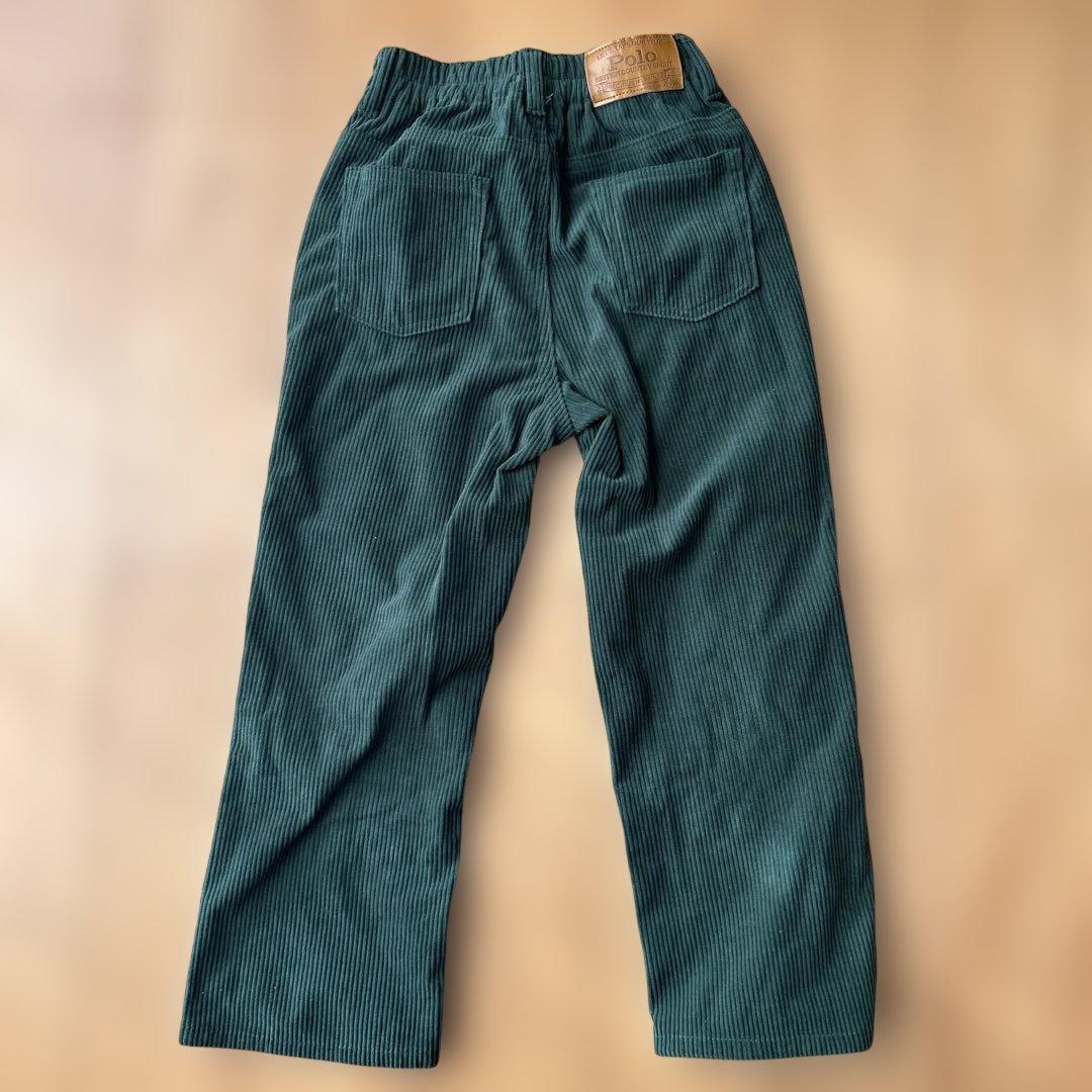コーデュロイ ロングパンツ ダークグリーン — image 3