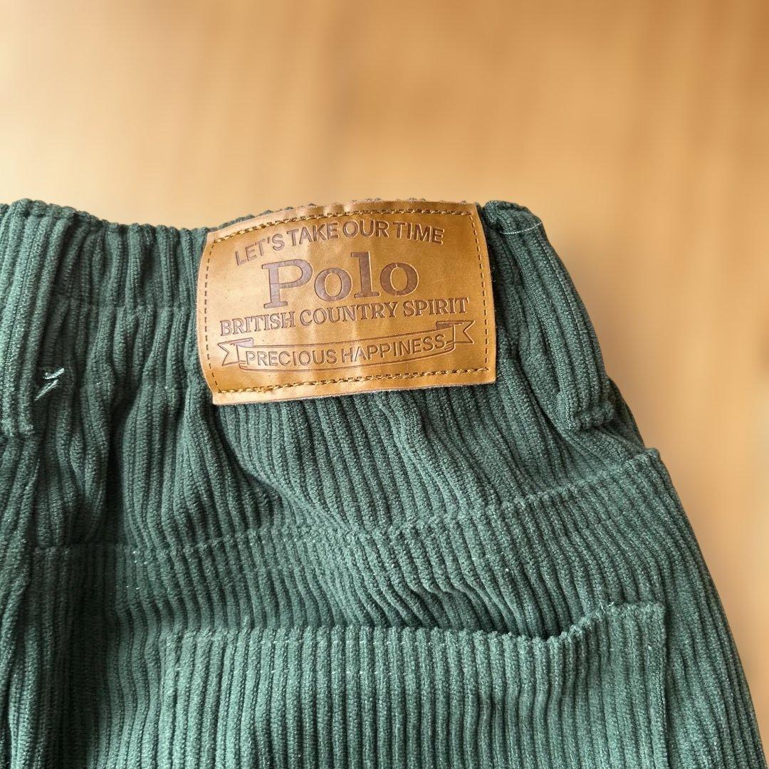 コーデュロイ ロングパンツ ダークグリーン — image 4