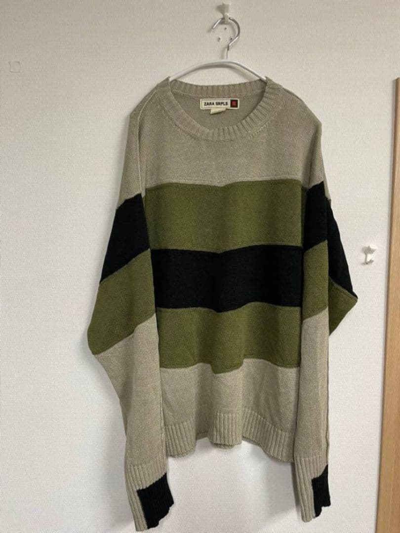 ZARA SRPLS ニット セーター リネン　ボーダー　サマーニット — image 3