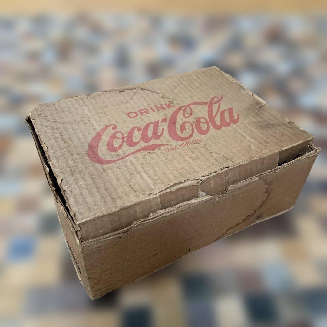 【希少】昭和レトロ　当時物　Coca-Colaグラス空箱 — image 2