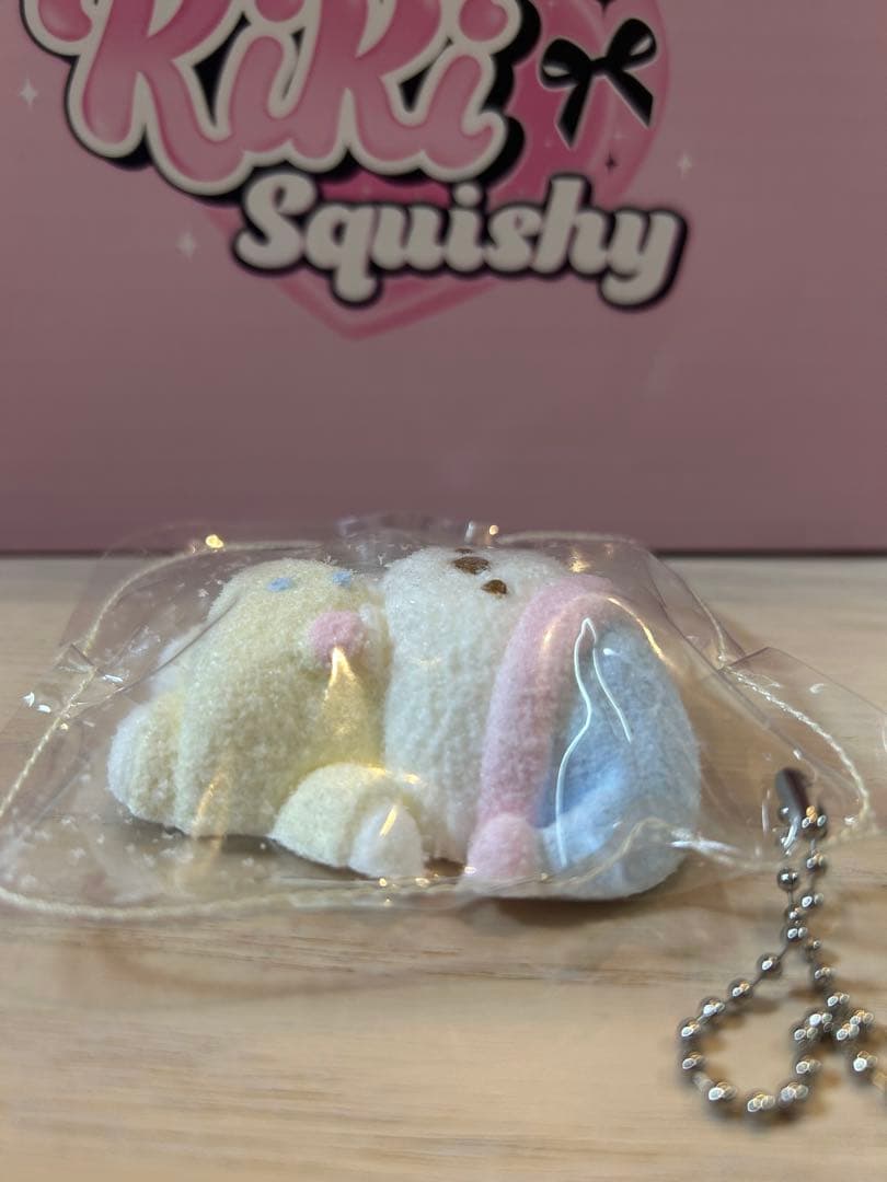 【kikisquishy】粉付きパジャマうさぎ　Sサイズ — image 3