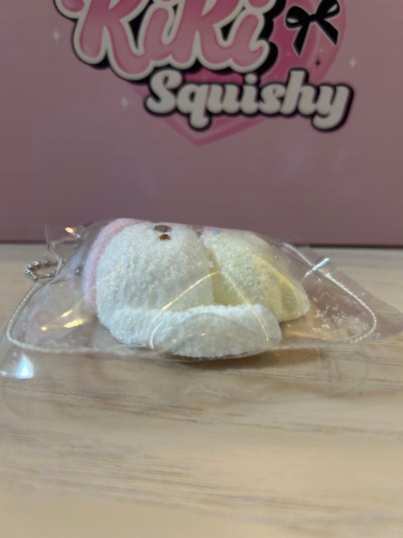 【kikisquishy】粉付きパジャマうさぎ　Sサイズ — image 5