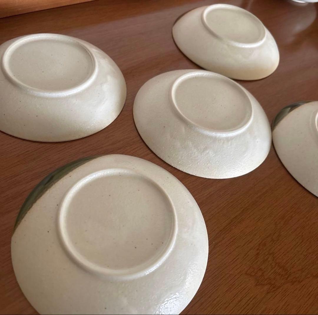 美濃焼き　織部草花　食器セット — image 5