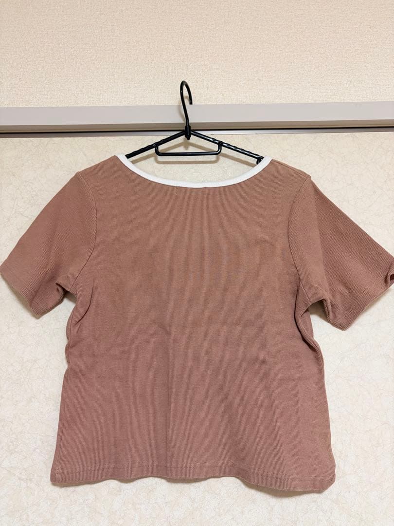 【WEGO】ロゴ 半袖 Tシャツ ブラウン — image 2