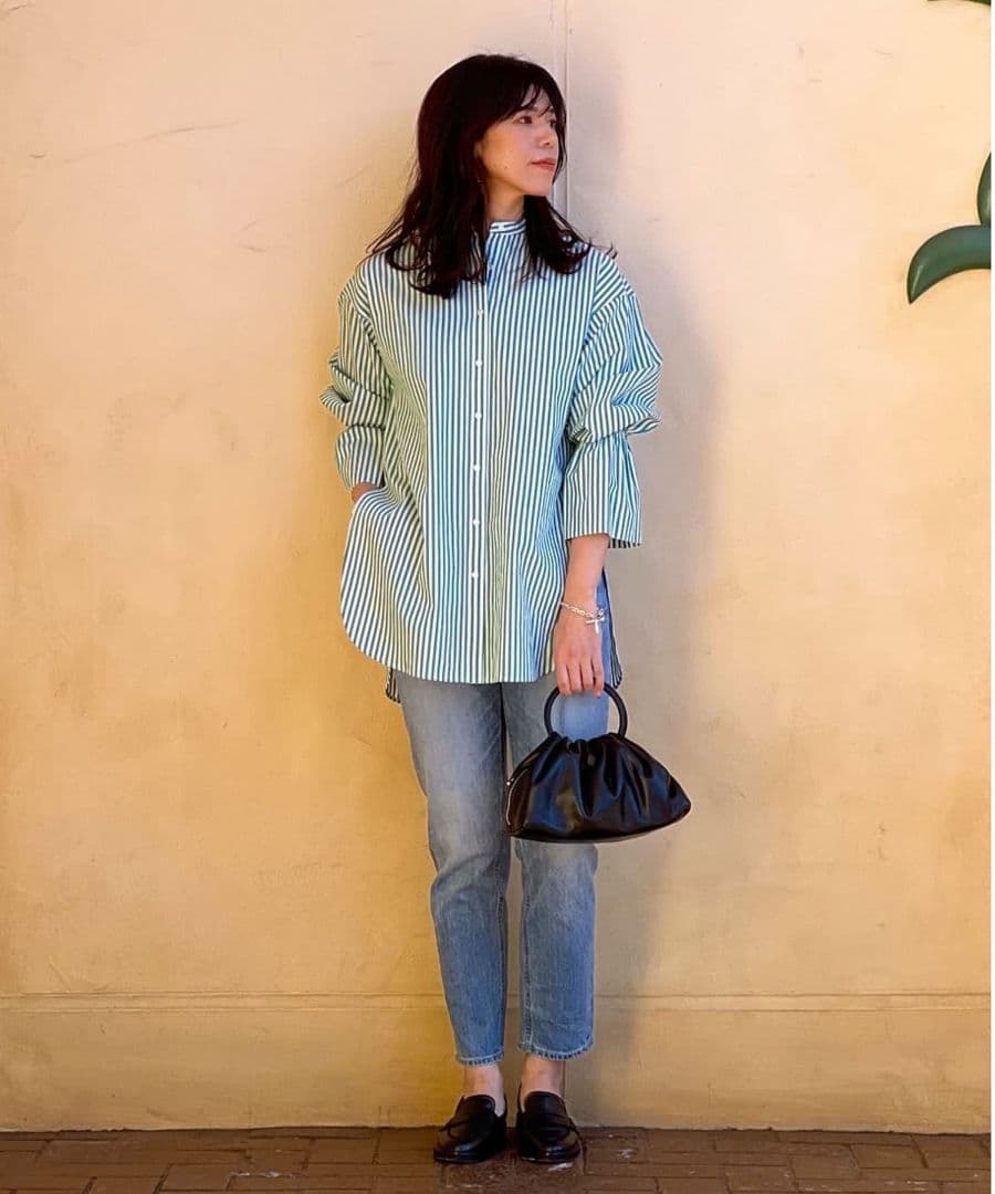 処分 一度着 完売 RIVE DROITE ベルスリーブ シャツチュニック — image 5