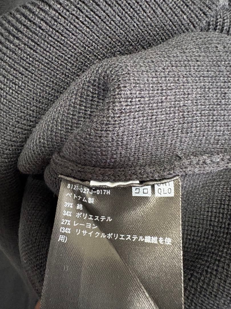 【美品】ユニクロ　ウォッシャブルミラノリブセーター　ブラック　L — image 3