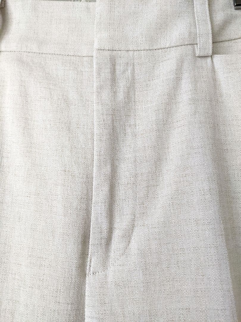【極美品】LAUTREAMONT　アイボリー スリム　テーパードスラックス　36 — image 5