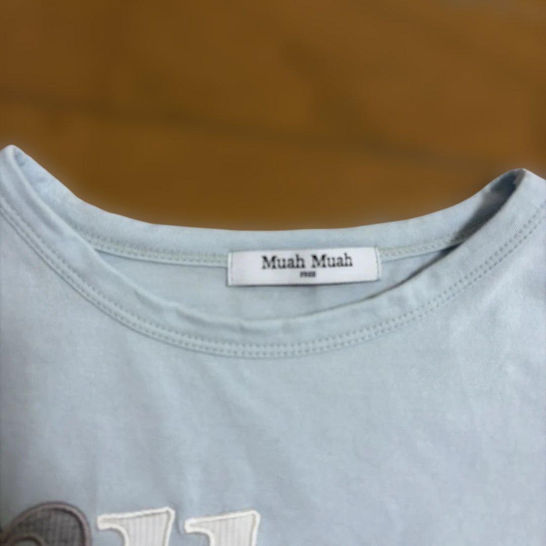 Muah Muah 半袖 Tシャツ ライトブルー — image 3