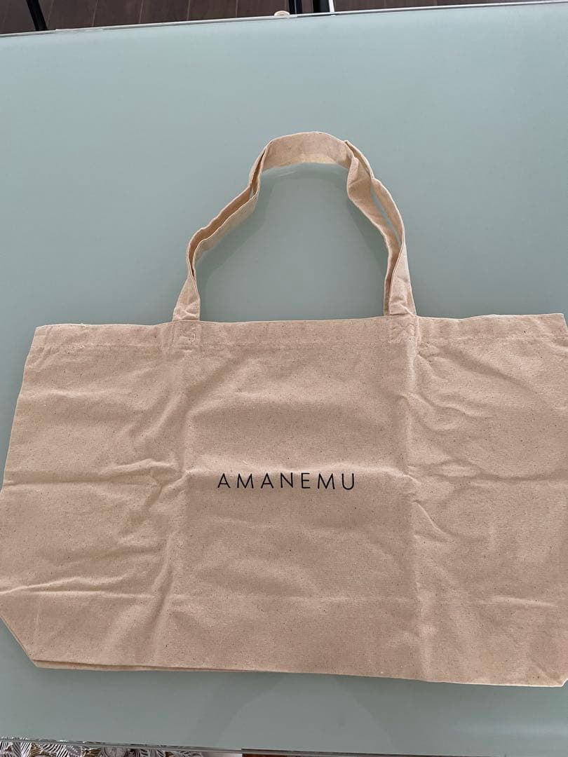 AMANEMU トートバッグ キャンバス地 ショッパー　非売品　未使用 — image 3