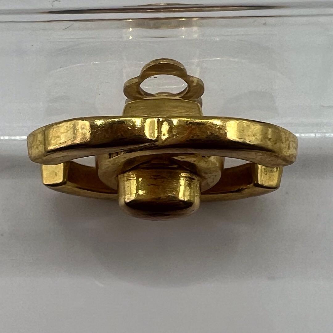 【極美品】シャネル イヤリング ターンロック ココマーク ゴールド金具 — image 4