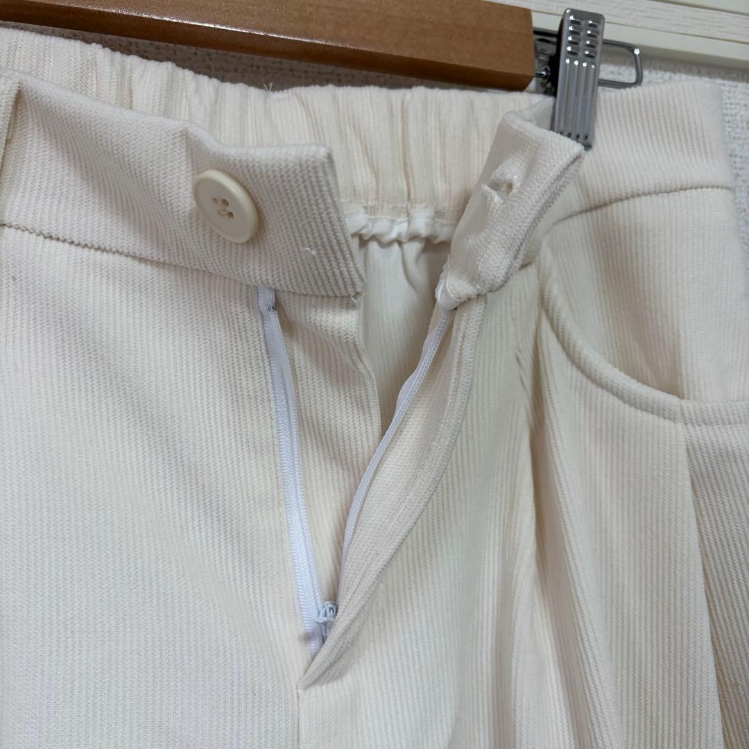 【Miniministore】コーデュロイワイドパンツ M アイボリー — image 5