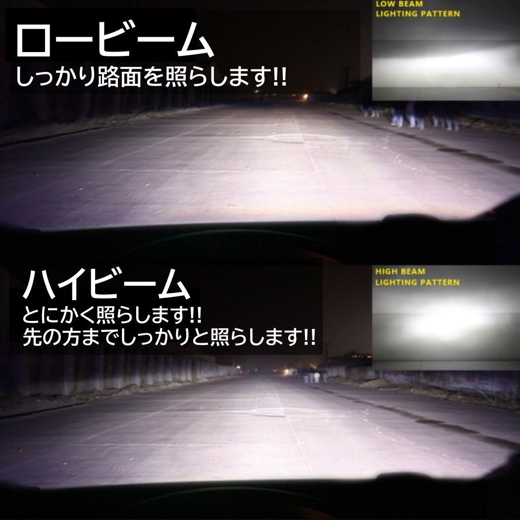 煌光 LEDヘッドライト H4 HiLo切替式 6500K 8000LM — image 5