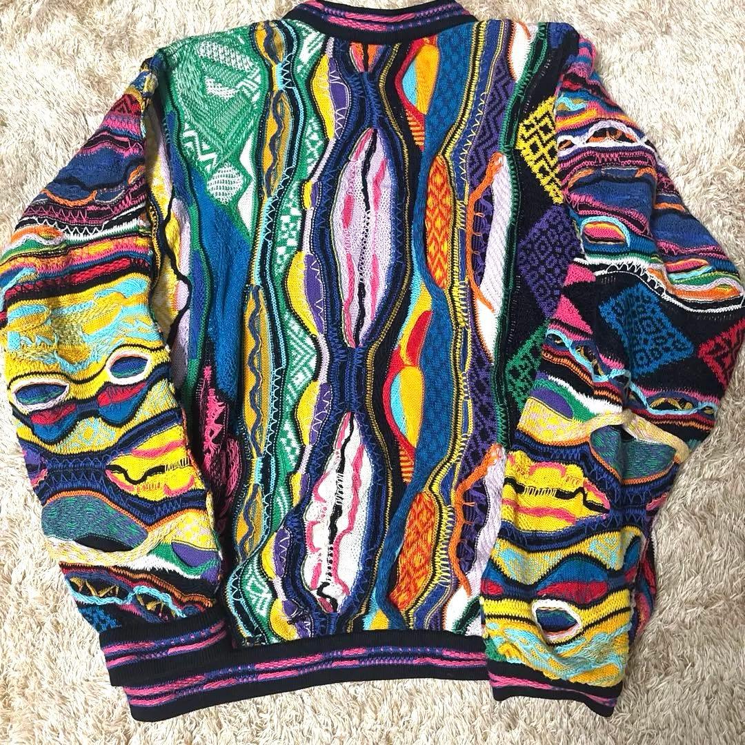 90s COOGI クージー 3Dニット コットンニット S — image 3