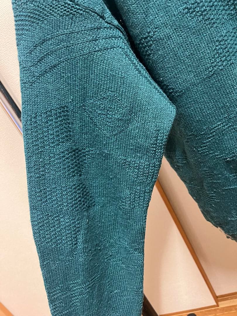 【美品】LACOSTE ボートネックニット　グリーン — image 4