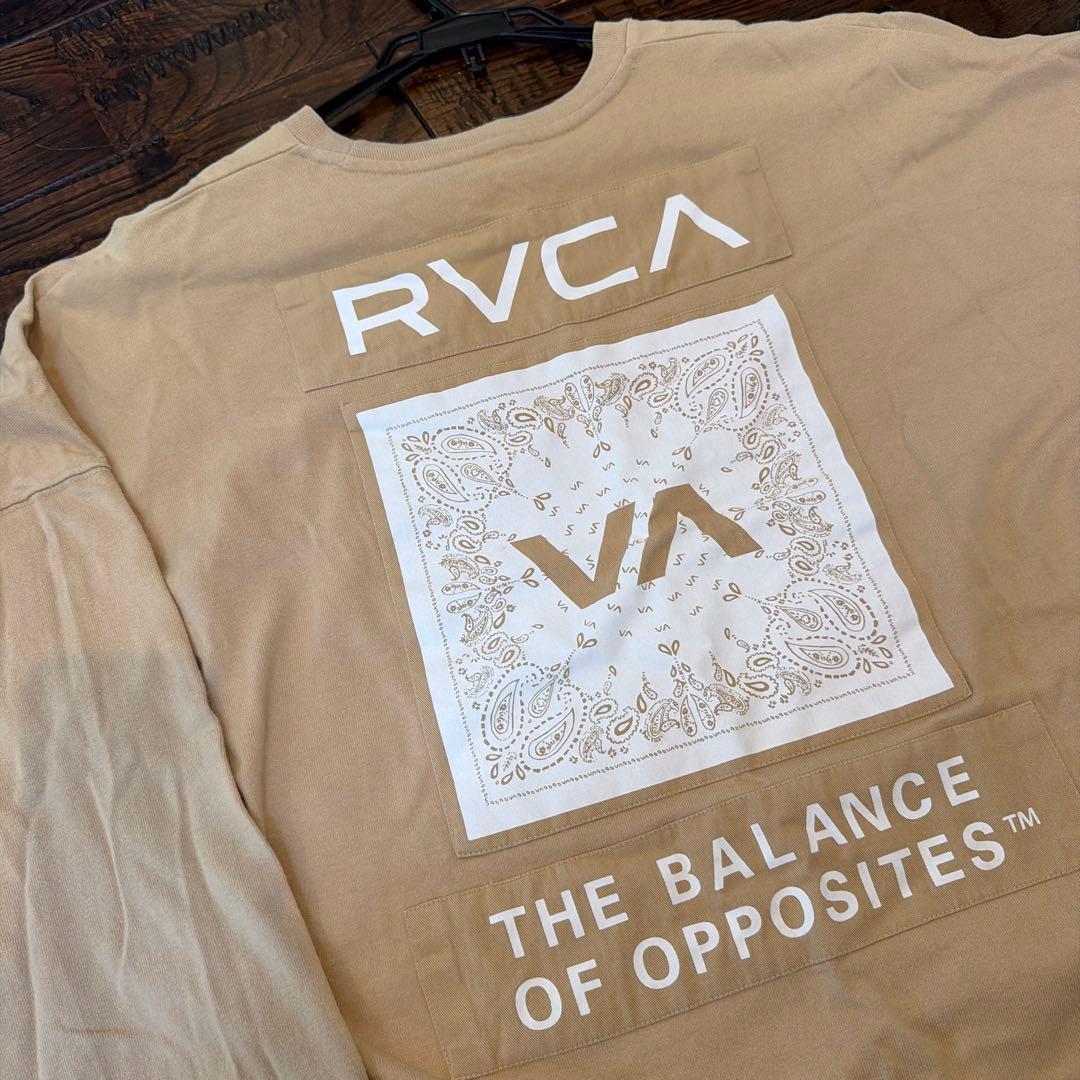 よっしーさん⭐︎専用RVCA 長袖 Tシャツ ベージュ Mサイズ — image 3