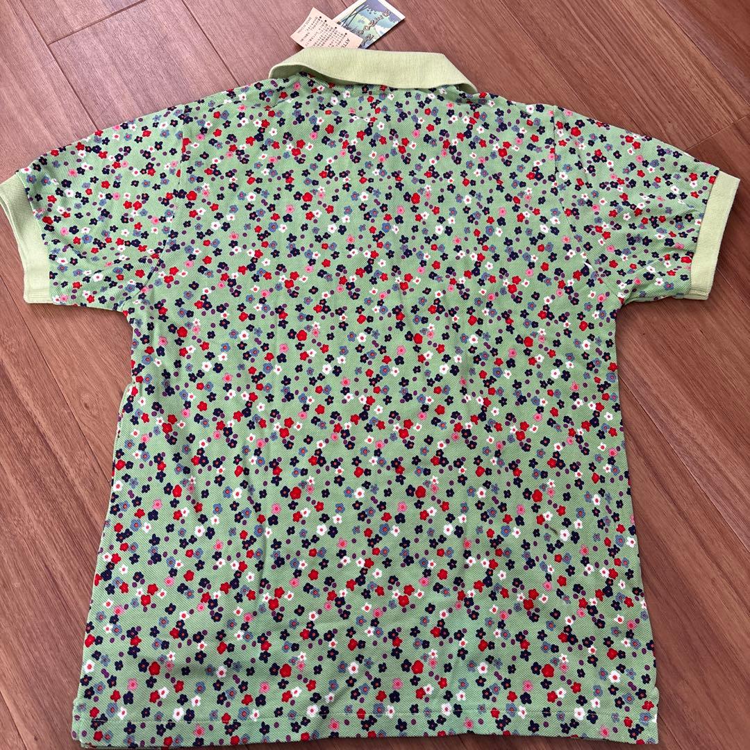 reyn spooner レインスプーナー　花柄ポロシャツ グリーン　S 未使用 — image 5