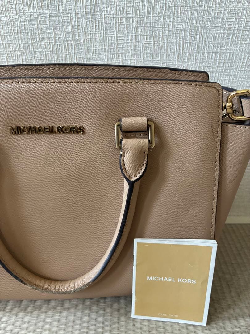 MICHAEL KORS 2WAY ハンドバッグ ベージュ — image 2