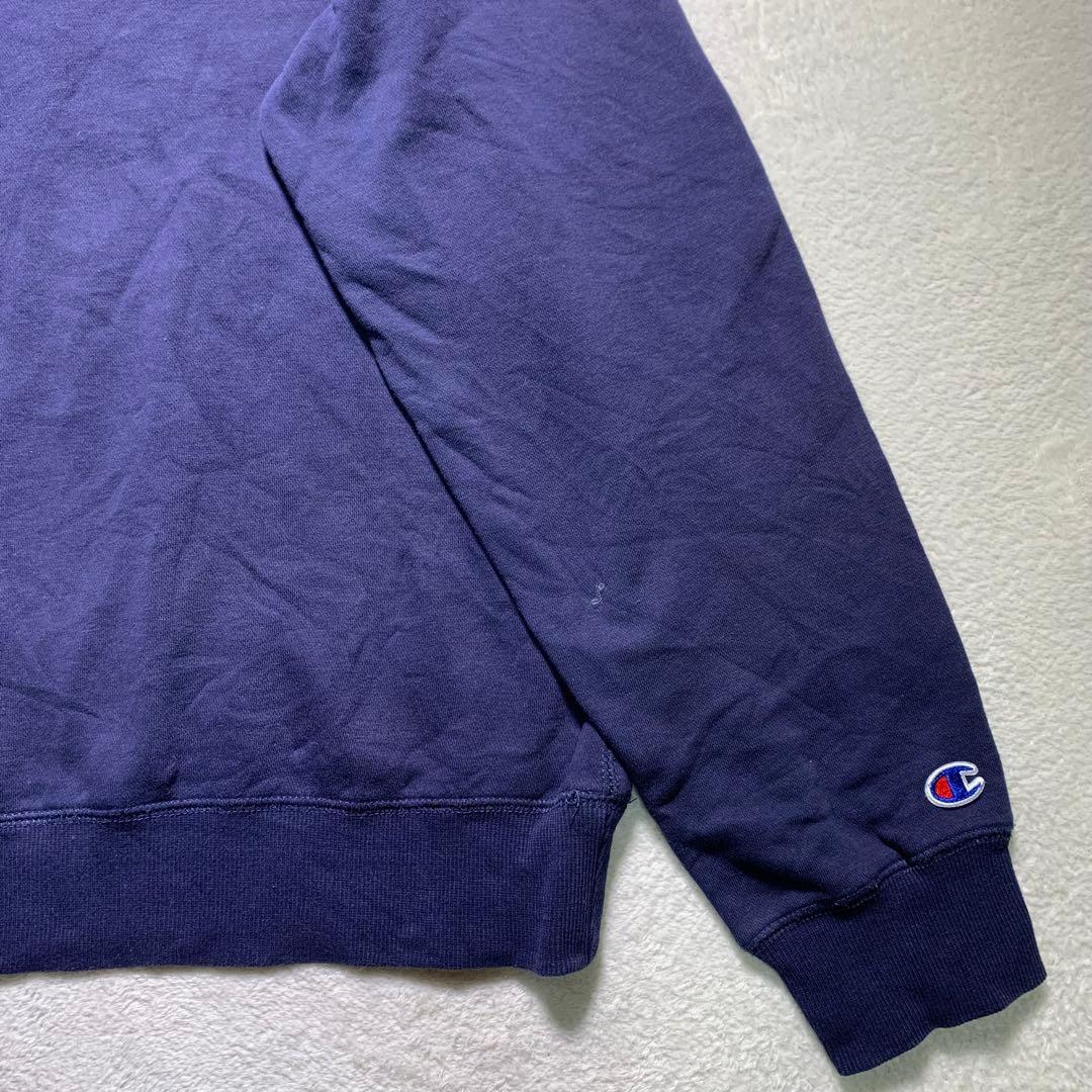 F1543　【即購入OK】　champion 　トレーナー　サイズL　ネイビー — image 5