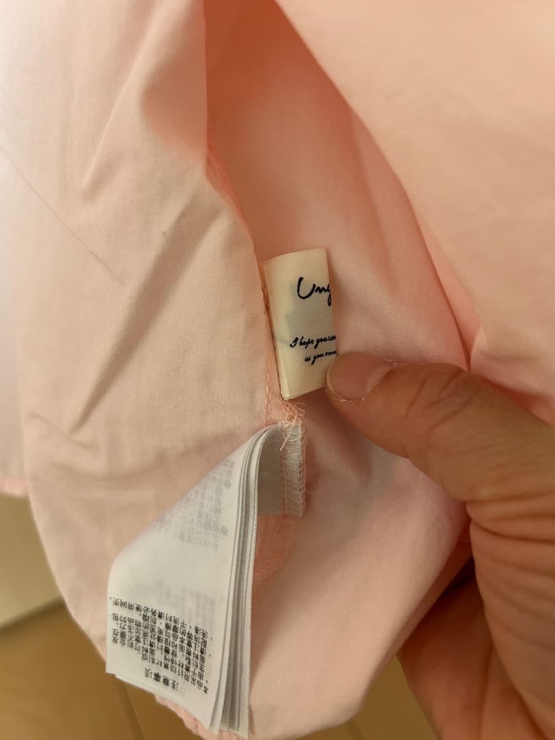 ⭐︎りんご⭐︎さま専用　ungrid ピンク 五分袖 ボタン付きシャツ — image 4
