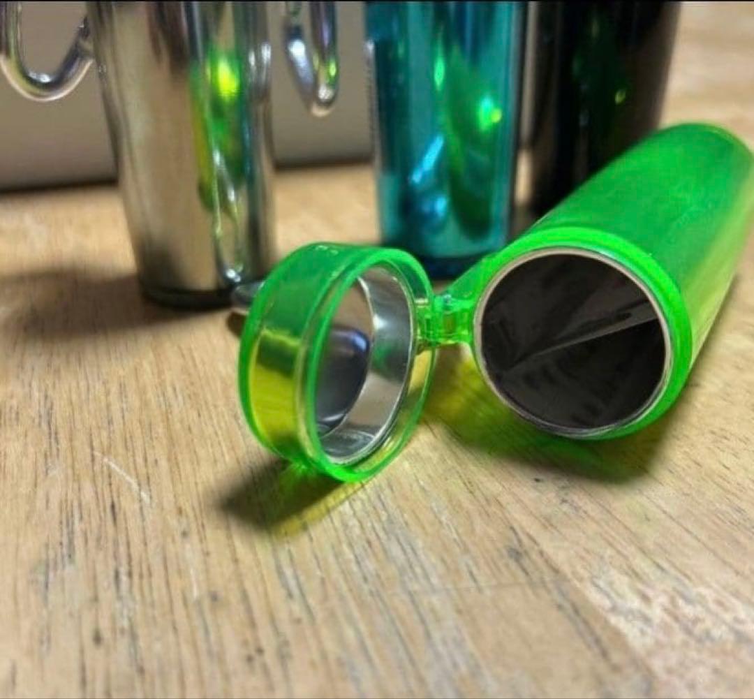 新品　携帯灰皿 4個セット　カラビナ付き ポータブル灰皿 まとめ売り セット — image 2