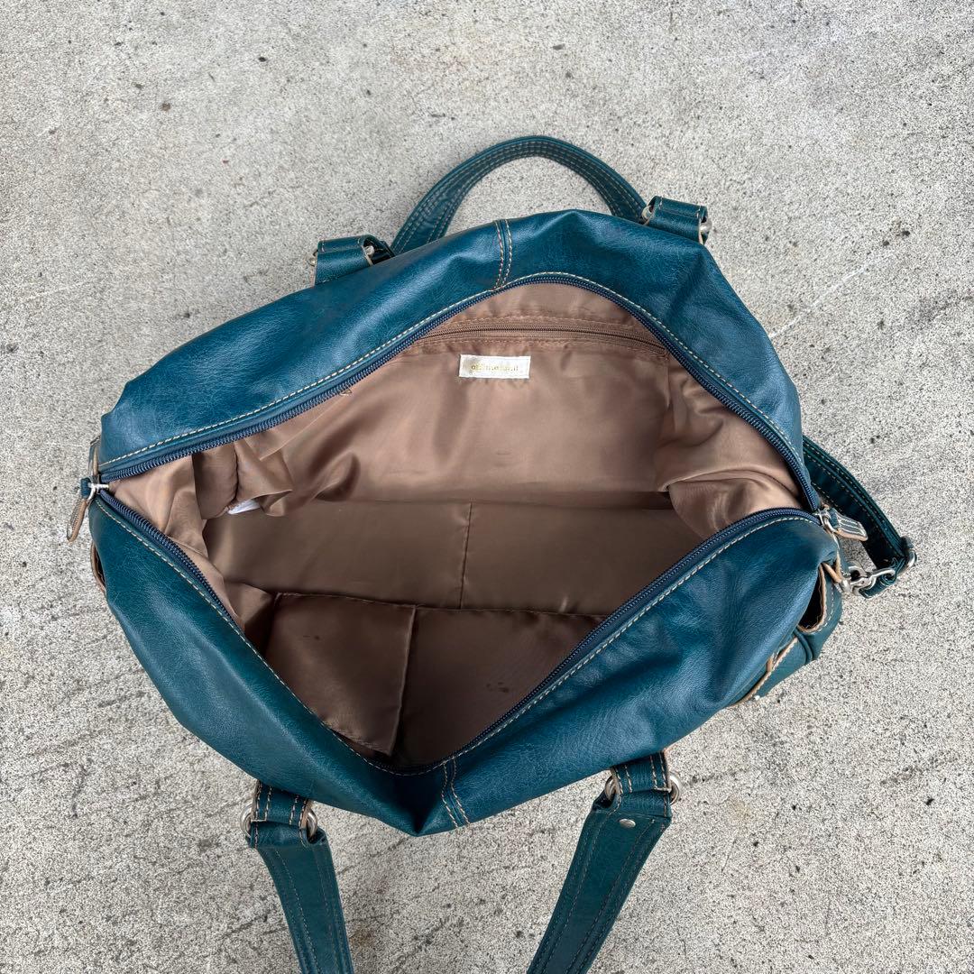 00s archive grunge leather 2way bag y2k — image 5