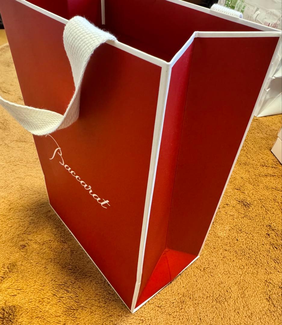 Baccarat ショップ袋 ショッパー 赤 — image 2