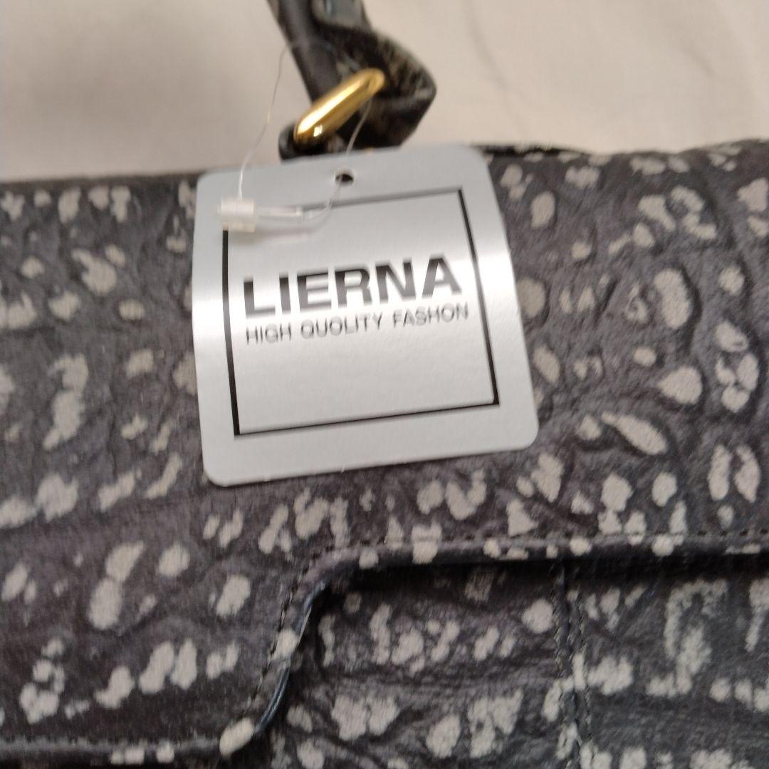 LIERNA アフリカンアンテロープ ハンドバッグ グレー 2WAY — image 3