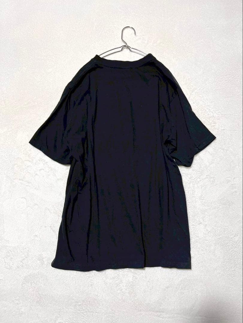 【オブロ】クルーネックTシャツ（LL）ビッグロゴ 英字 カジュアル 黒 — image 2