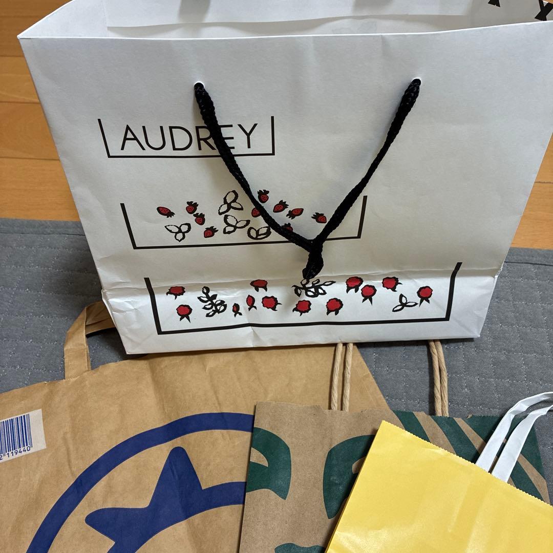 AUDREY他 ショップ袋 ショッパー まとめ売り　5枚 — image 2