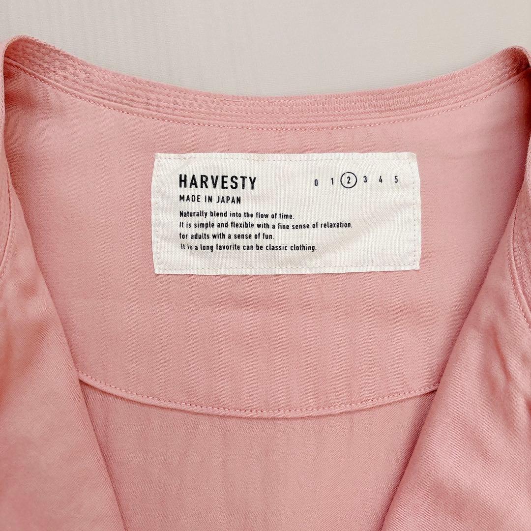 HARVESTY ハーベスティ アトリエローブ 60サテン ロングワンピース L — image 5