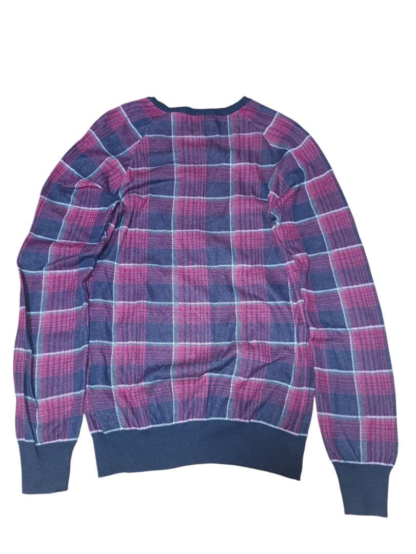 00's undercover アンダーカバー　タータンチェック コットンニット — image 2