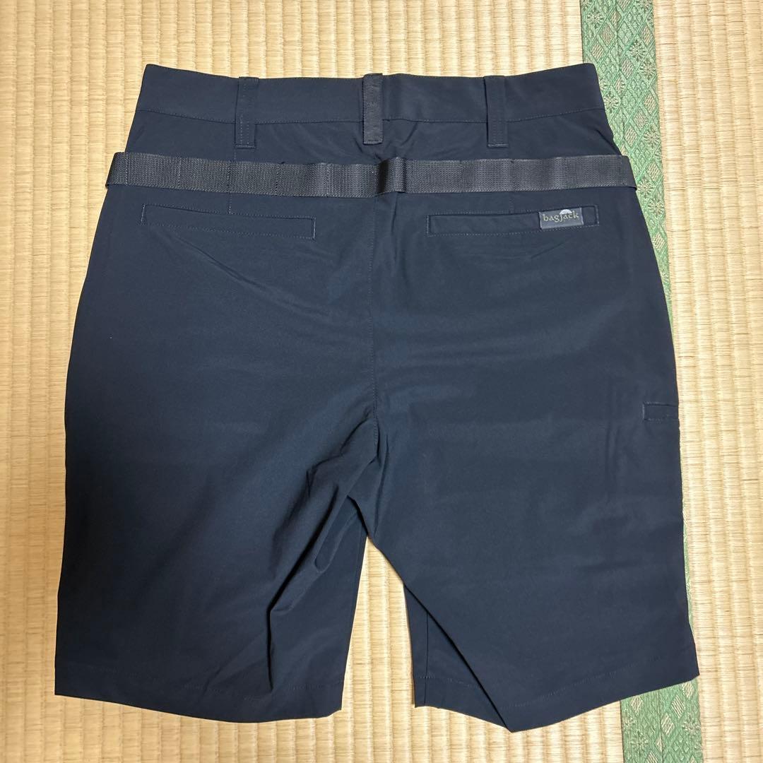新品タグ付 bagjack バッグジャック ゴルフ ストレッチショーツ 黒S相当 — image 2
