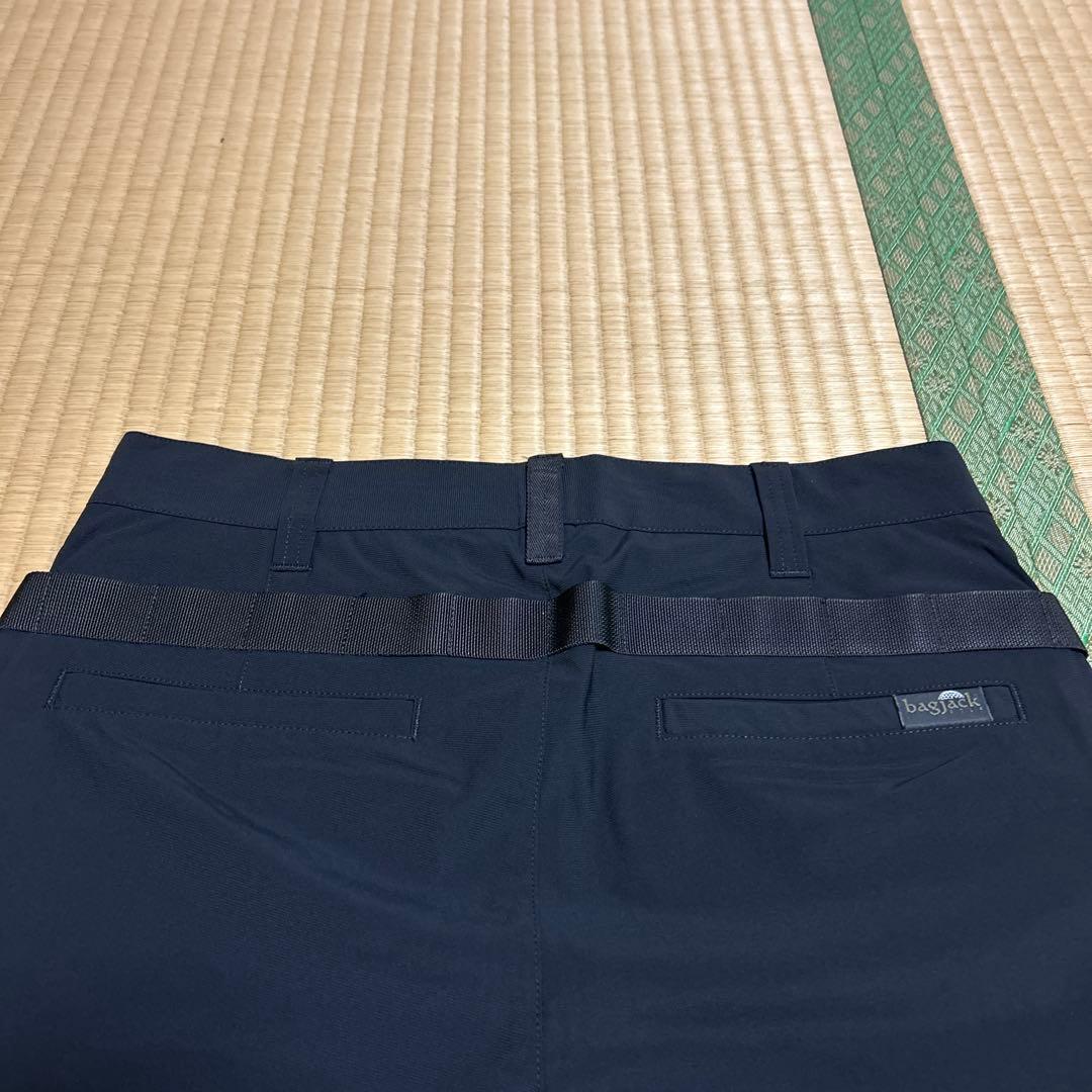 新品タグ付 bagjack バッグジャック ゴルフ ストレッチショーツ 黒S相当 — image 4