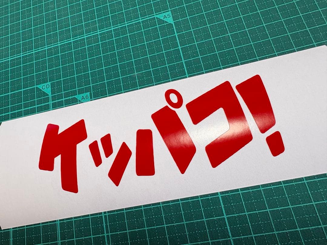 ✨カッティングステッカー✨簡単に貼れます！ケッパコステッカー — image 2