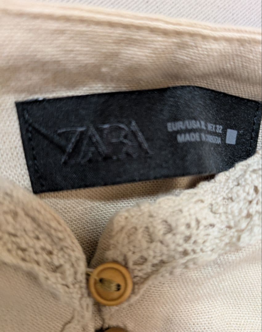 【未使用】ZARAキャミワンピース フロントボタン — image 4