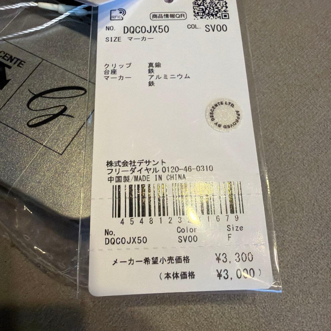 DESCENTE ゴルフ マーカー クリップセット スワロフスキー — image 4