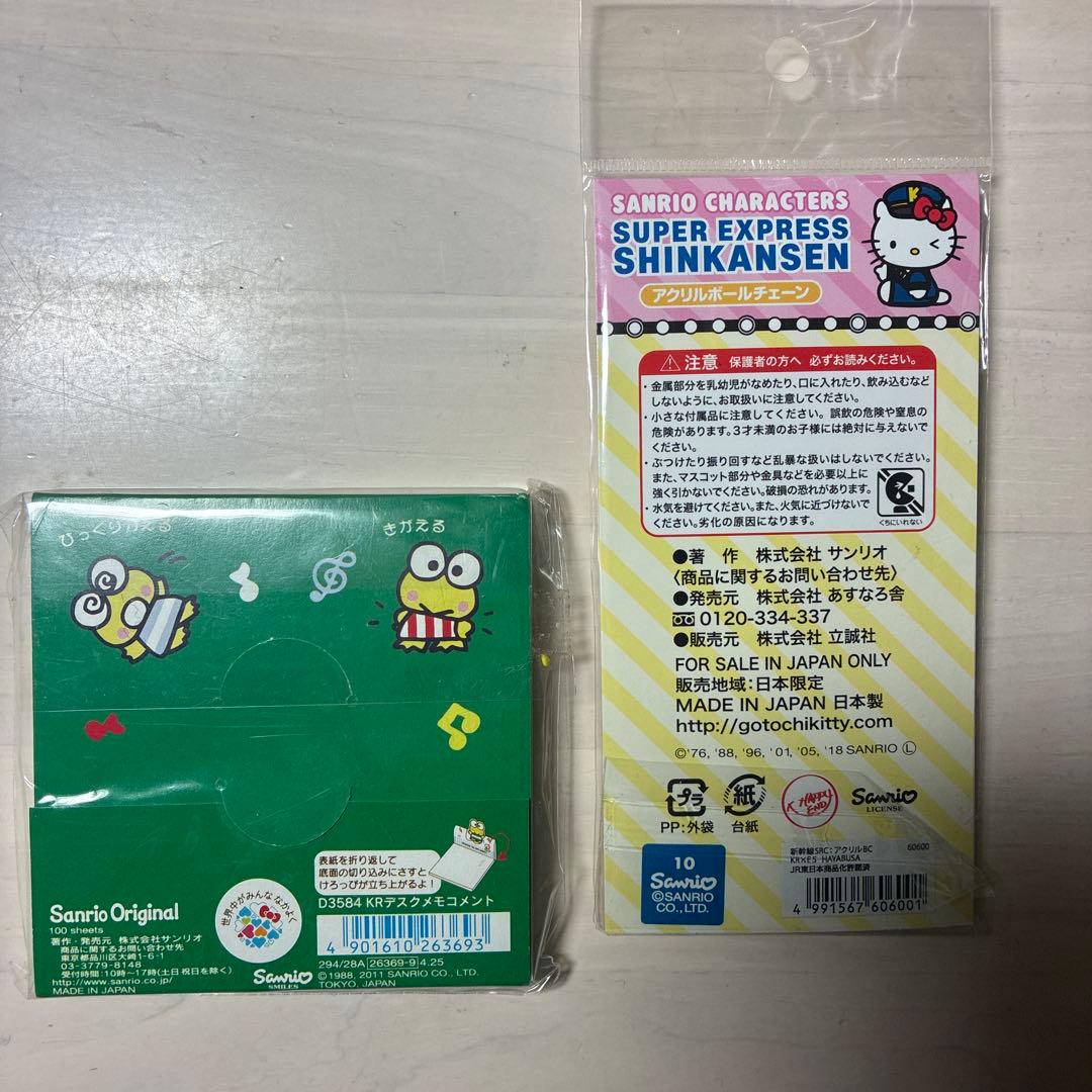 けろけろけろっぴ スーパースペシャル新幹線キーホルダー サンリオ — image 2