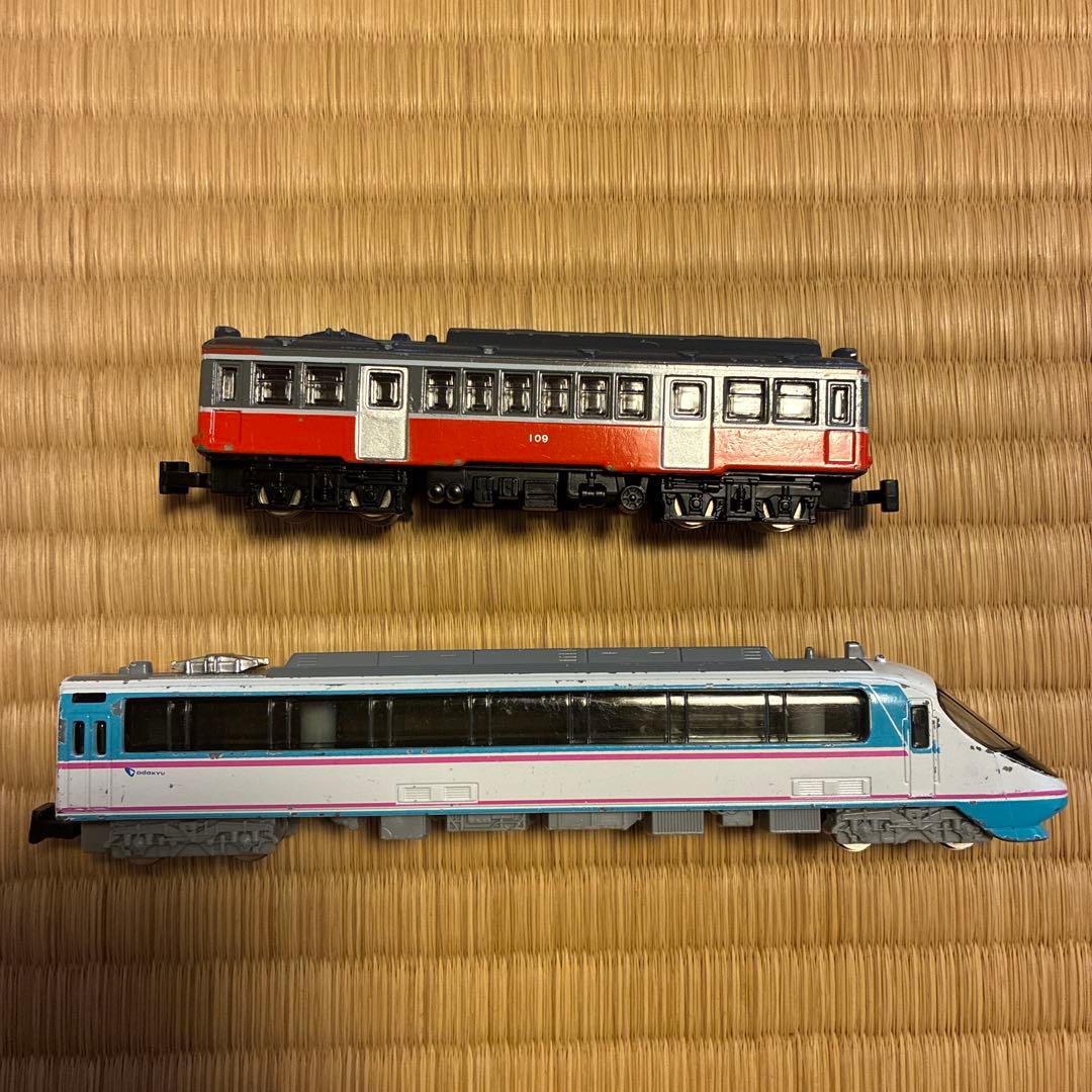 Nゲージ ダイキャストモデル 小田急ロマンスカーRSE ＆ 箱根登山鉄道セット — image 2
