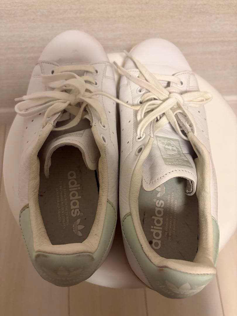 adidas スタンスミス　ホワイト／ミントグリーン — image 4