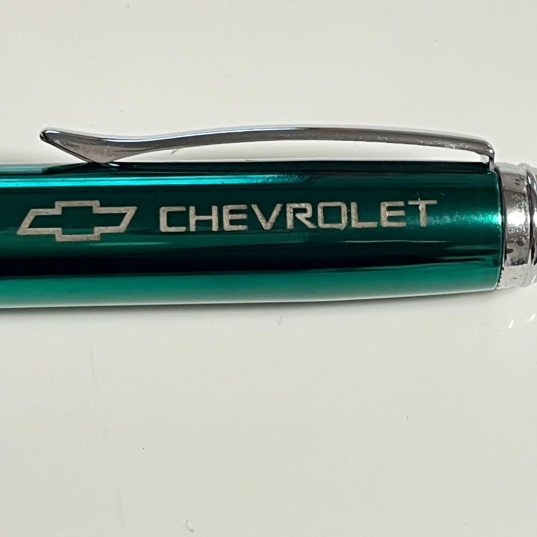 CHEVROLET　シボレー　ロゴ ボールペン グリーン — image 2