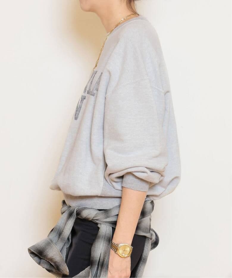 新品未使用MUSE別注☆レミレリーフ裏毛クルーネックプルオーバー — image 2