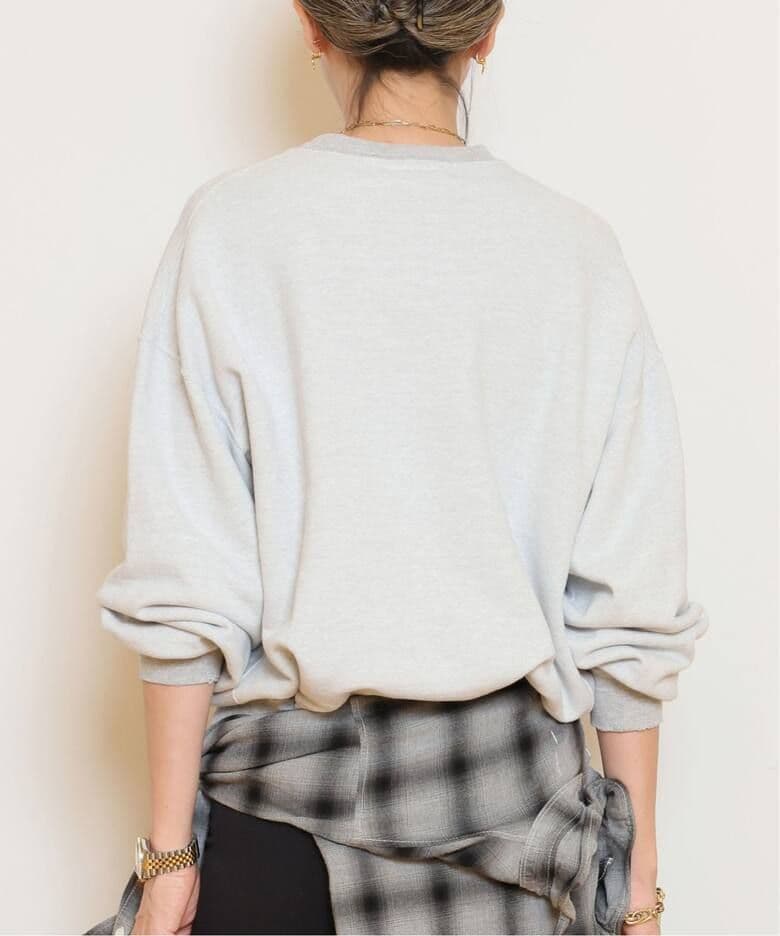 新品未使用MUSE別注☆レミレリーフ裏毛クルーネックプルオーバー — image 3