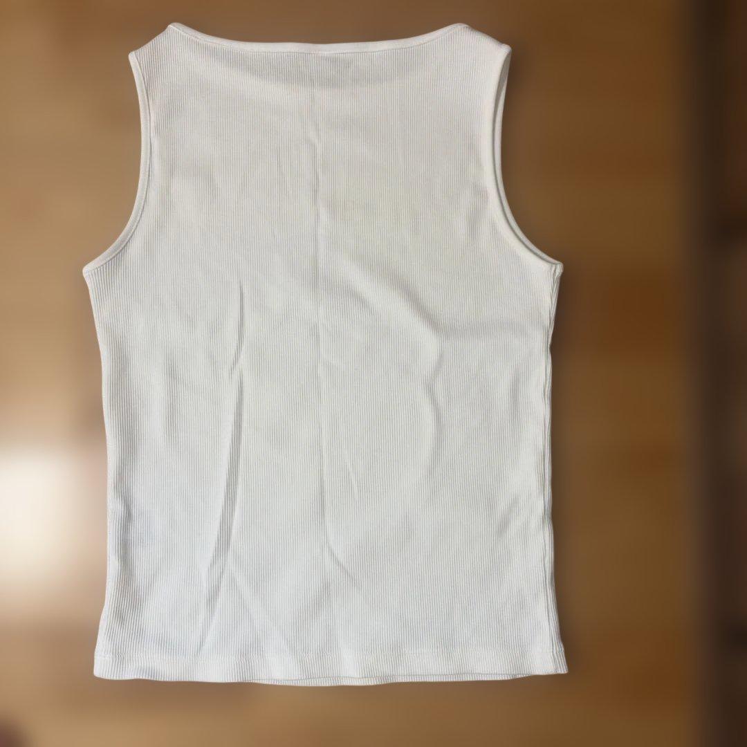 リブボートネックノースリーブT — image 5